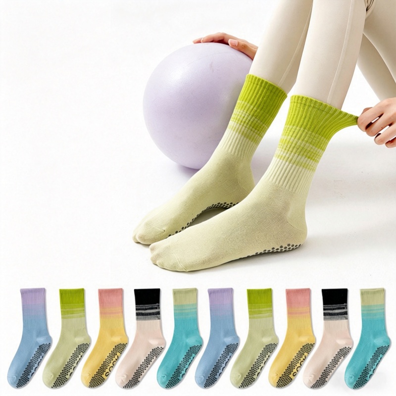 Pilates & Yoga Unleashed Studio Tuckahoe - Dreamlikelin 1 Paar Damen-Yoga-Socken, Wadenlange Socken