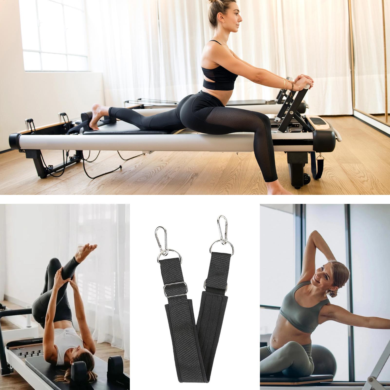 Pilates & Yoga Unleashed Studio Tuckahoe - Pilates-Fußgurt, verdickt, verstellbar, rutschfest, strapazierfähig, Yoga-Pilates-Reformer-Fußgurt