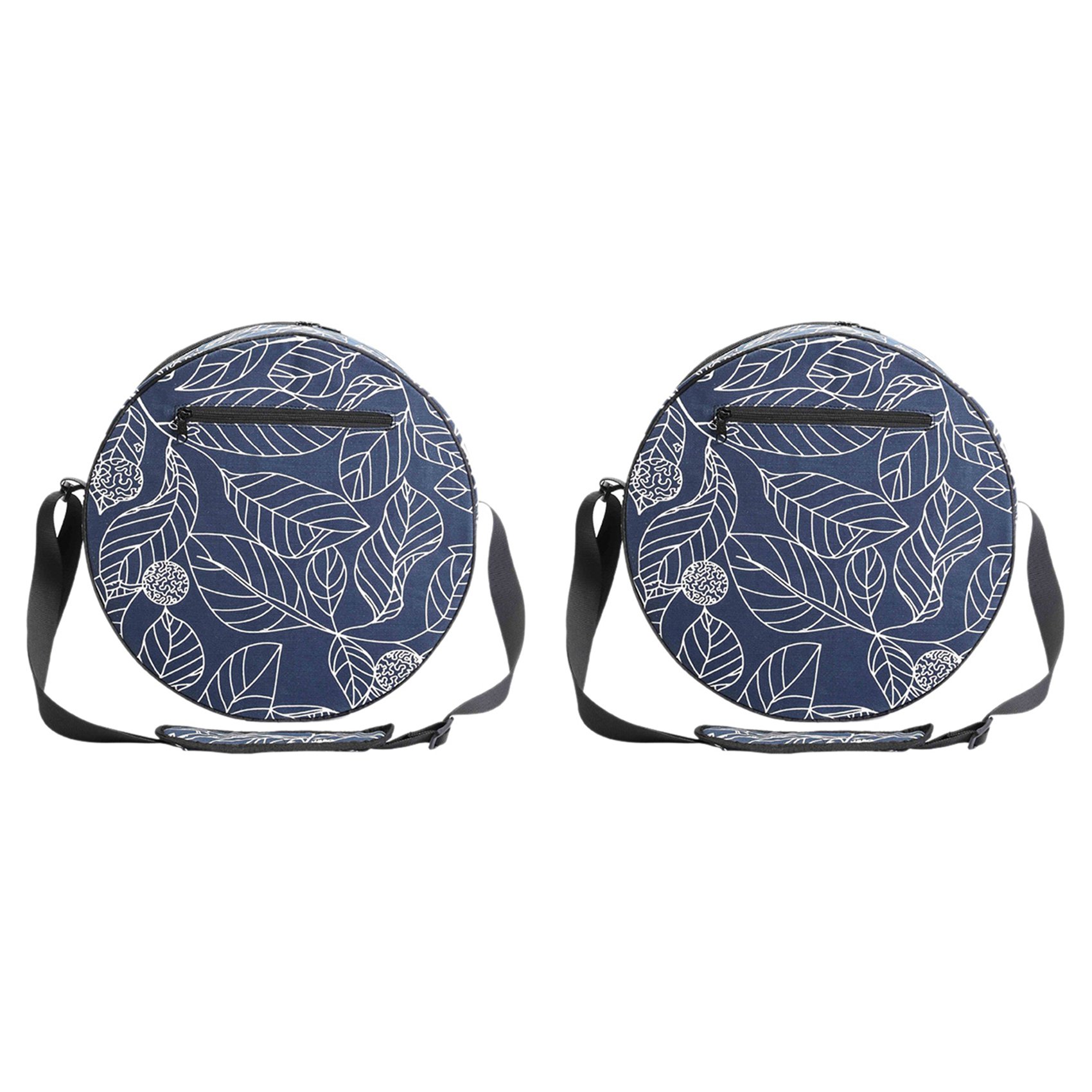 Yoga Wheel Dharma - AEF6-2 Stück 33x14cm Canvas Yoga-Radtasche, Dharma-Rad