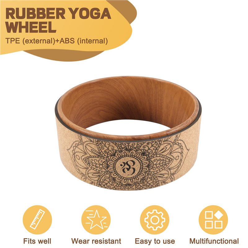 Hochwertiges Kork-Yoga-Rad für – Yoga Wheel Dharma Bewertung und Preis