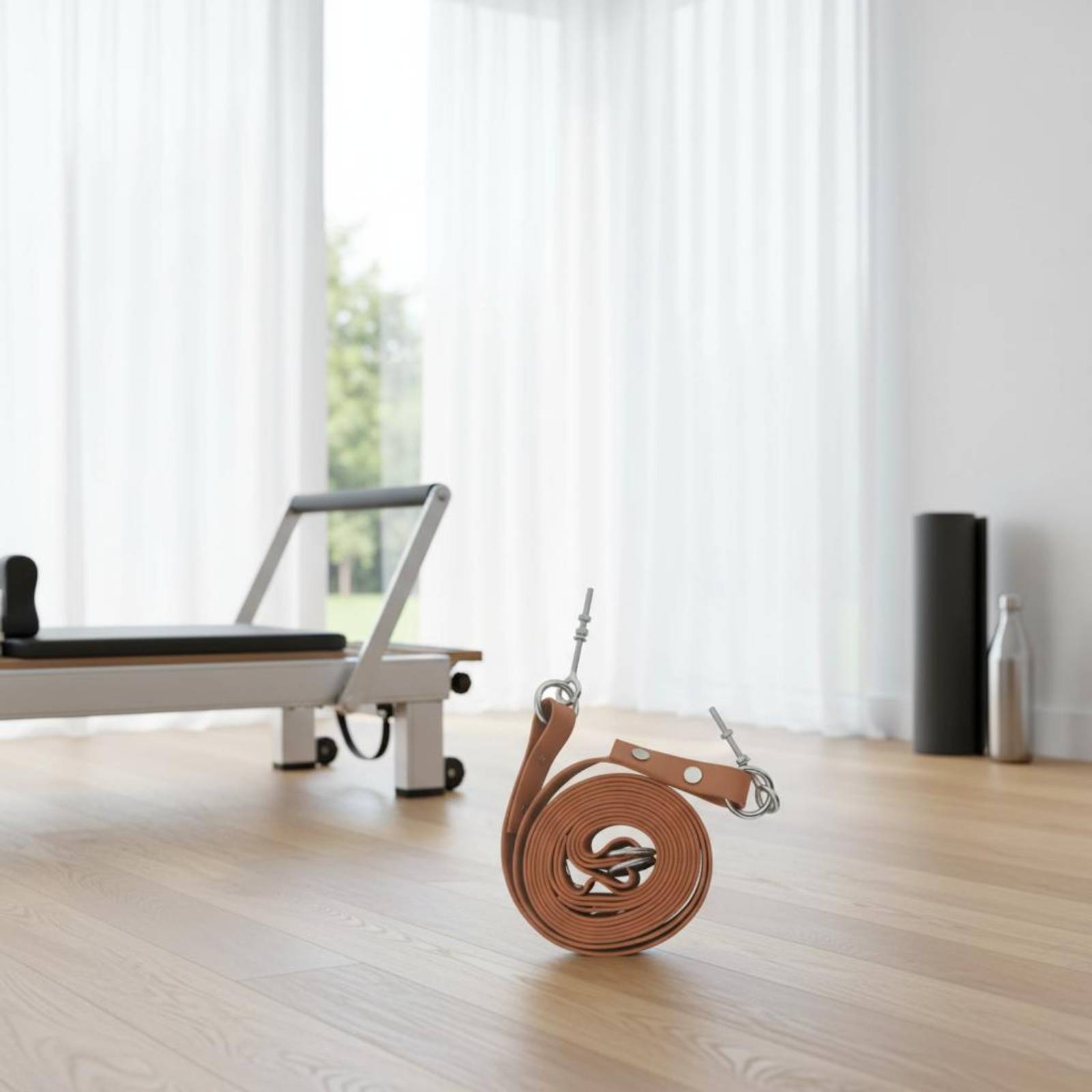 Reformer Doppelschlaufen-Gurt  – Pilates & Yoga Unleashed Studio Tuckahoe Bewertung und Preis