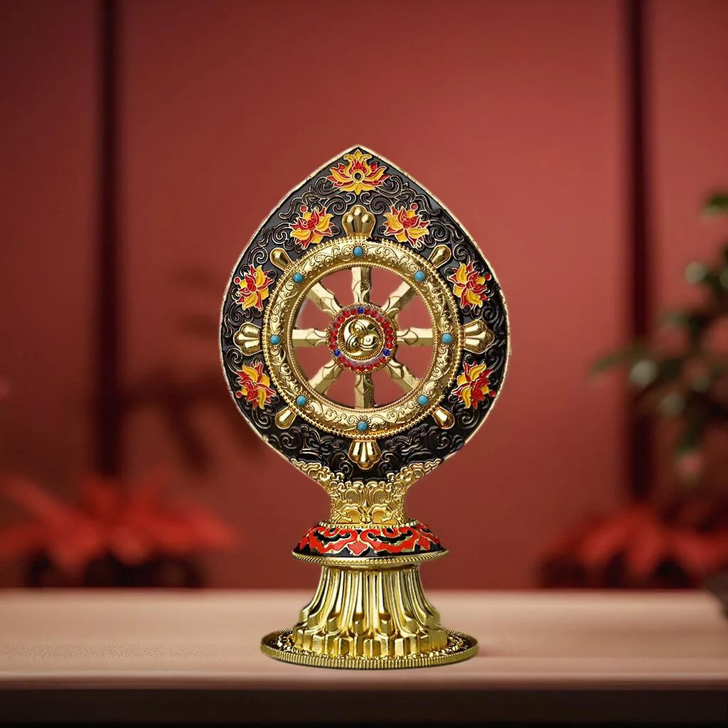 Tibetisches Dharma-Rad als Dek – Yoga Wheel Dharma Bewertung und Preis