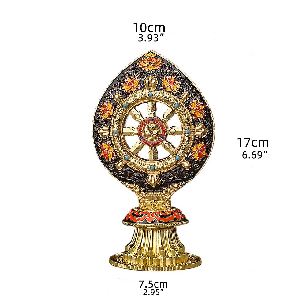 Tibetisches Dharma-Rad als Dek – Yoga Wheel Dharma Bewertung und Preis